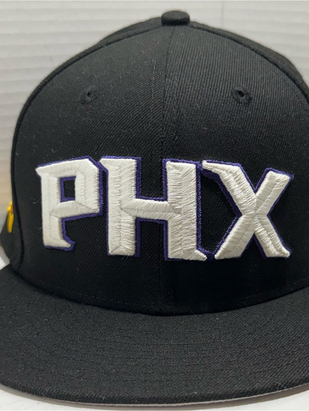 Phoenix Suns DIAMOND 75 CITY-SERIES ALTERNATE Black Fitted Hat by New Era 7 5/8